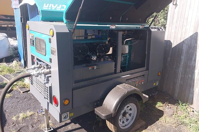 Trailer Mounted Portable Air Compressor Trailer Mounted Portable Air Compressor